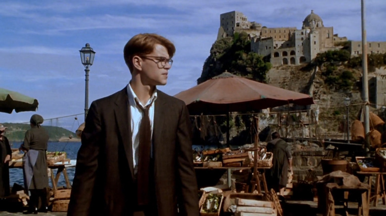 Tom Ripley arriving in Mongibello