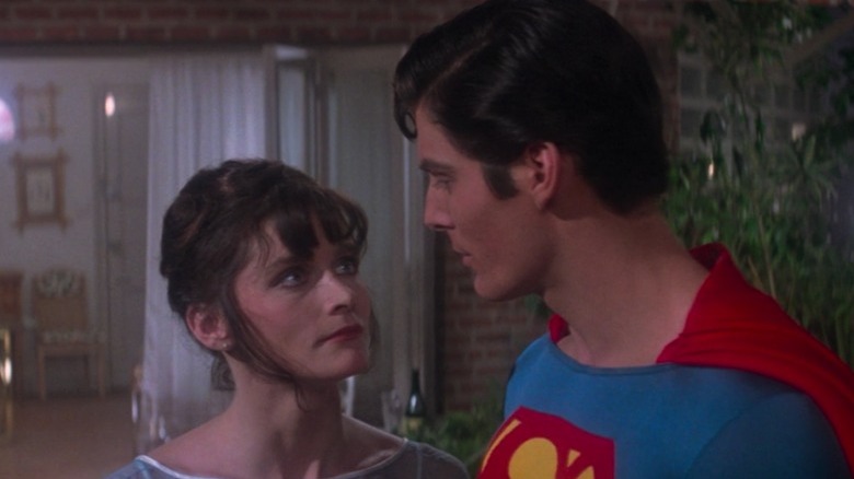 Margot Kidder Christopher Reeve looking 