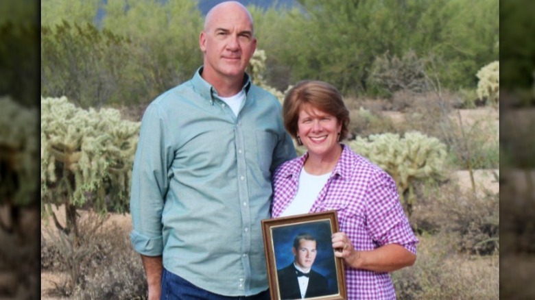 Eric Gregory and wife posing