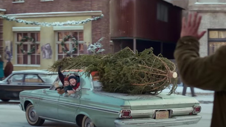 Mark Parker waving out car window