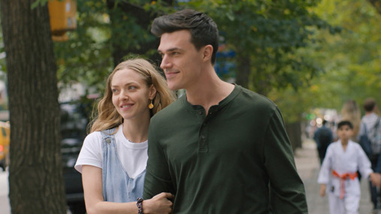 Julie and Ethan walking together