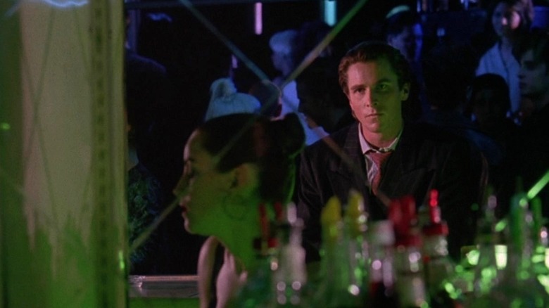 Patrick Bateman glaring