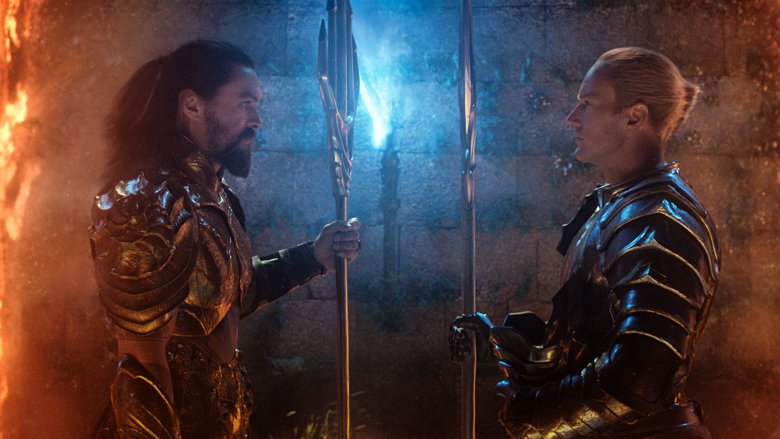 Jason Momoa and Patrick Wilson in Aquaman