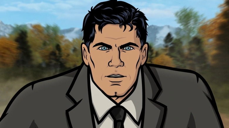 Archer looks ahead with a determined expression