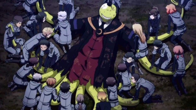 Class 3-E killing Koro-Sensei