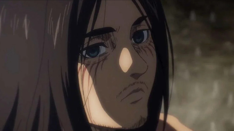 Eren with long hair