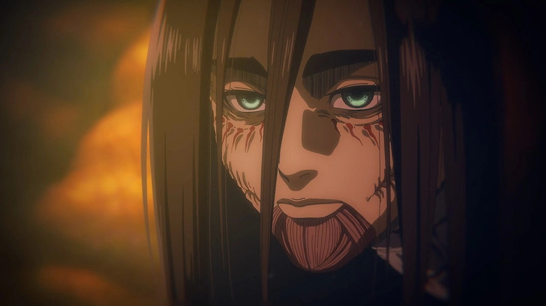 Eren looking solemn