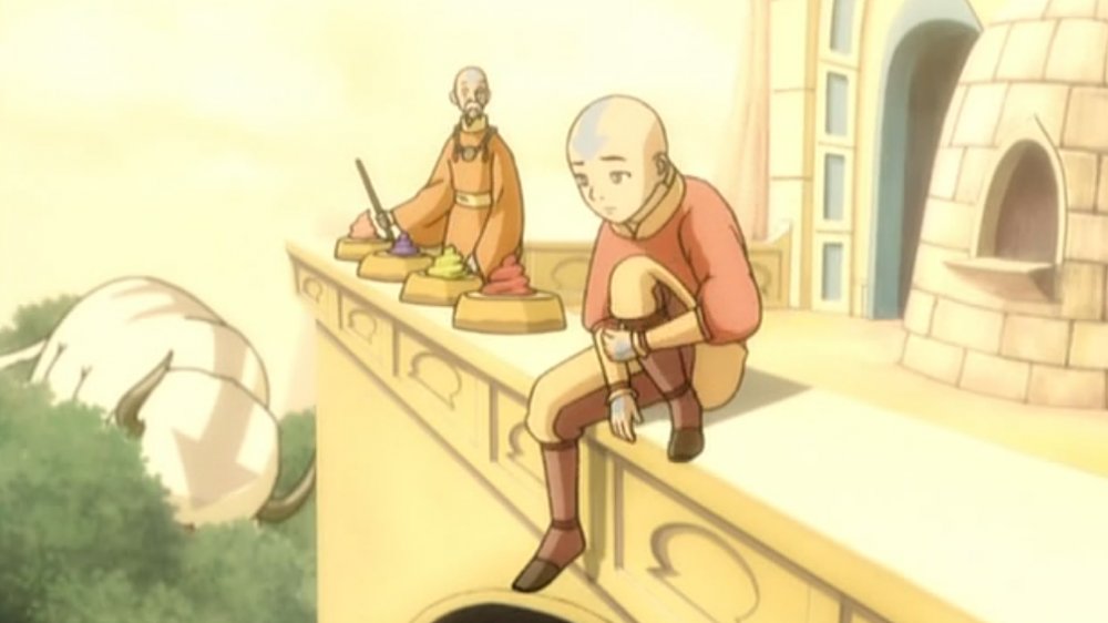 Aang and Monk Gyatso