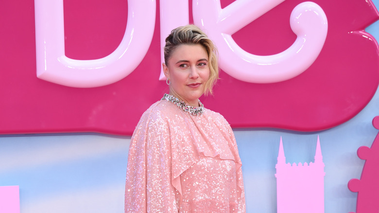 Greta Gerwig at Barbie premiere