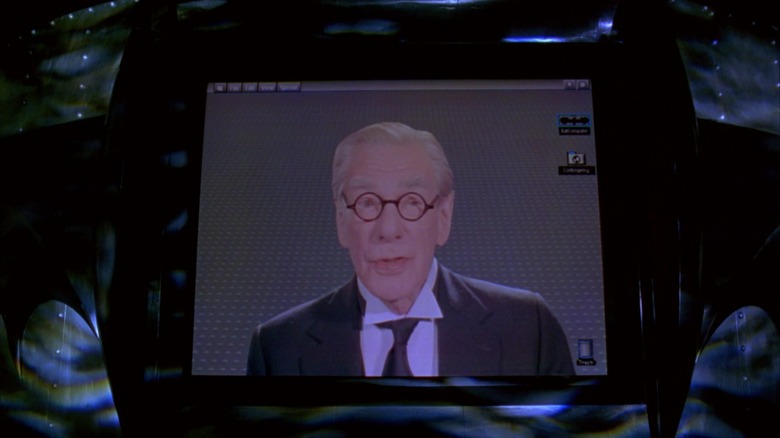 Alfred Pennyworth on a computer screen