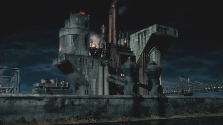 The Axis Chemical plant Batman