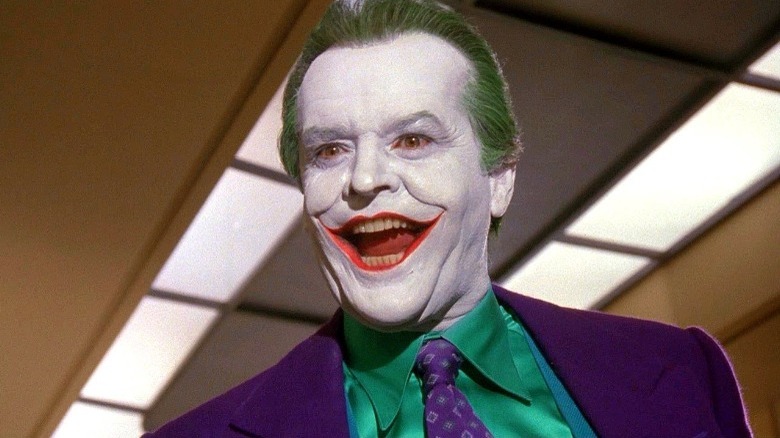 The Joker Jack Nicholson laughs