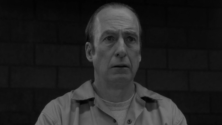 Bob Odenkirk acting concerned on "Better Call Saul"