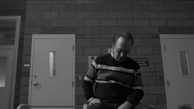 Bob Odenkirk looks pensive on "Better Call Saul"