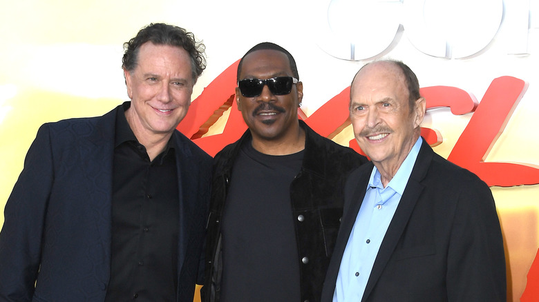 Reinhold, Murphy, and Ashton at the Axel F premiere