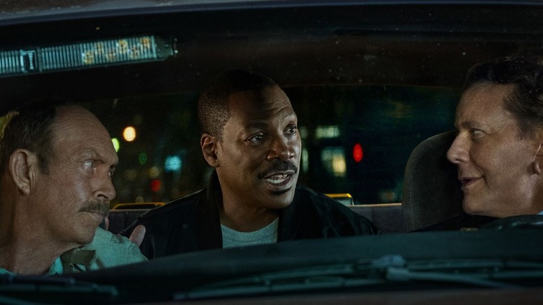 Taggart, Foley, and Rosewood in a car together