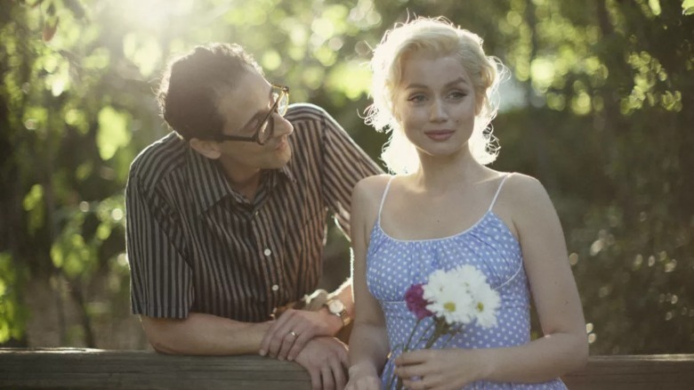 Arthur looks at Norma Jeane