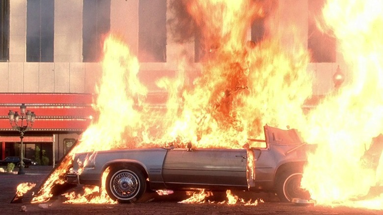 Sam Rothstein's car exploding