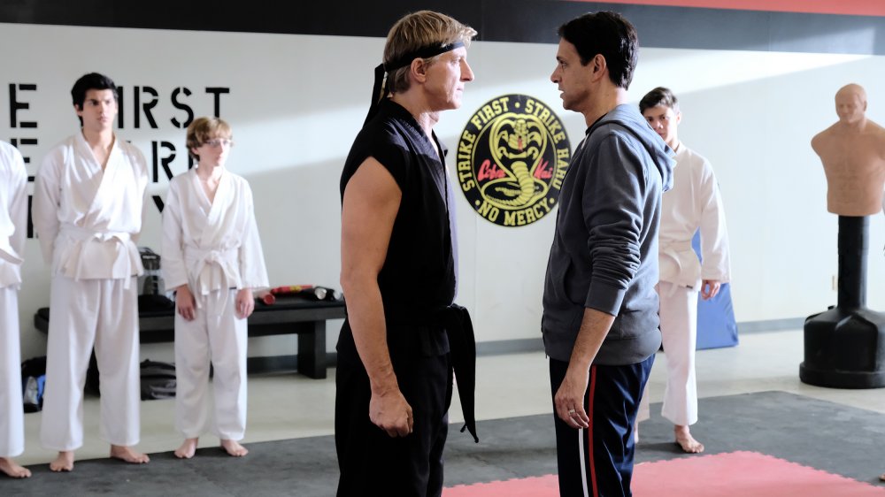 William Zabka and Ralph Macchio on Cobra Kai