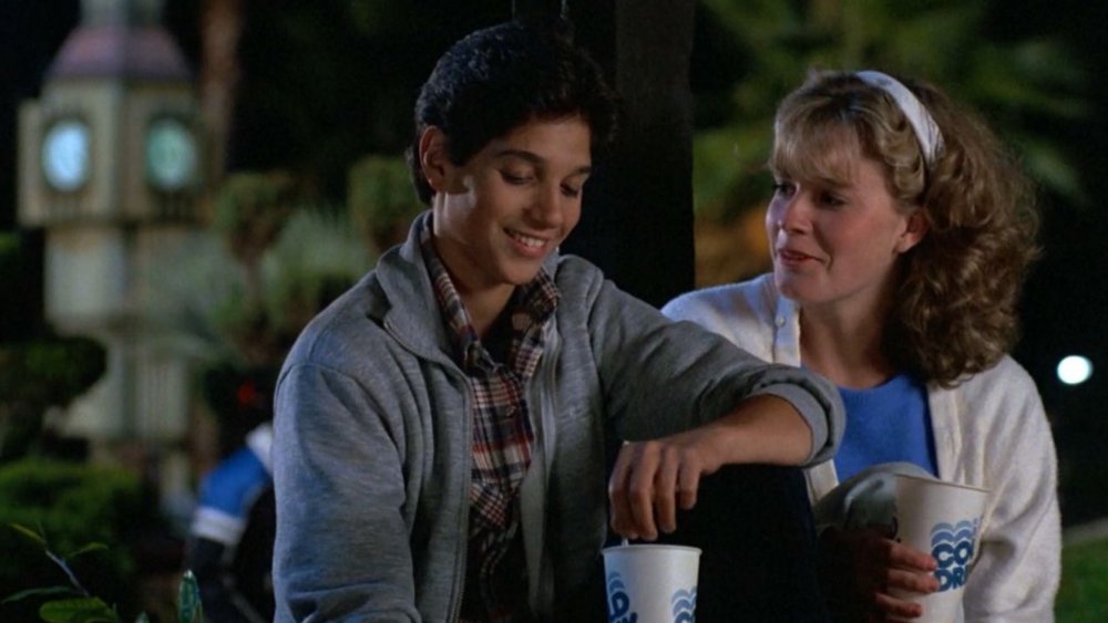 Ralph Macchio and Elisabeth Shue in The Karate Kid