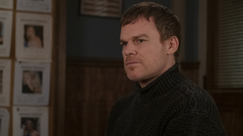 Dexter Morgan (Michael C Hall) considers his options in "Dexter: New Blood"