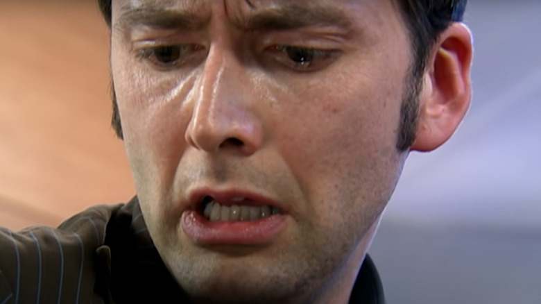 The Doctor crying