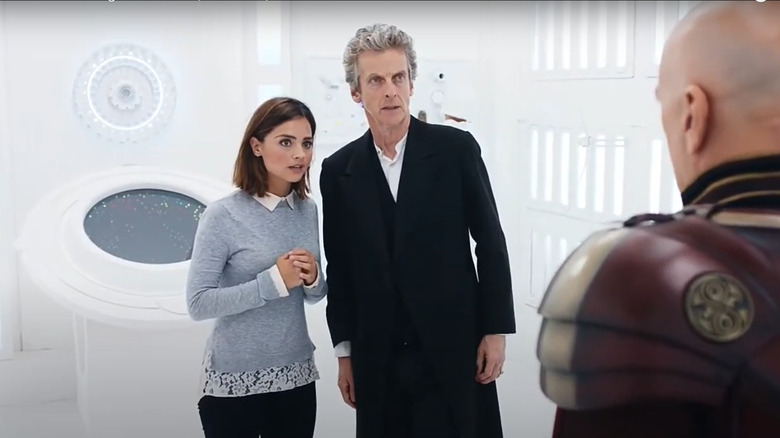 Jenna Coleman and Peter Capaldi in Doctor Who