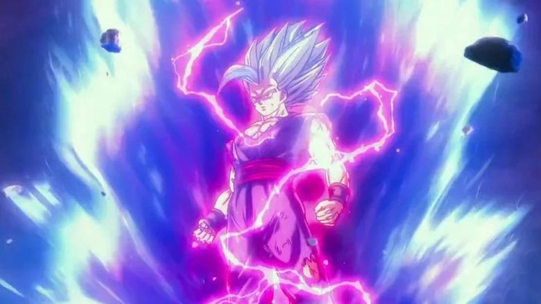 Gohan Beast powers up