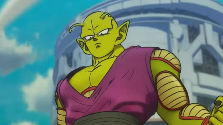 Piccolo looks down