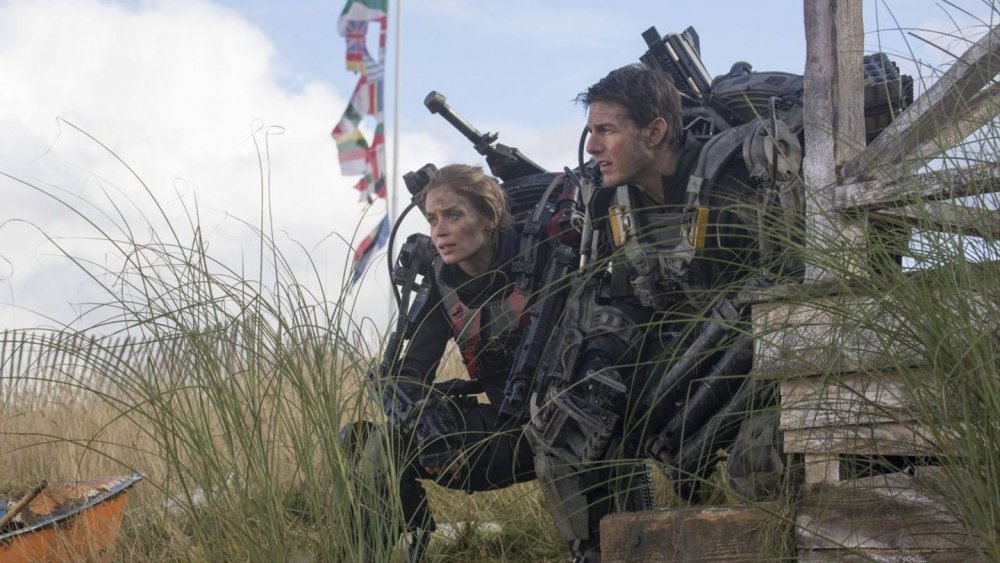 Emily Blunt and Tom Cruise in Edge of Tomorrow