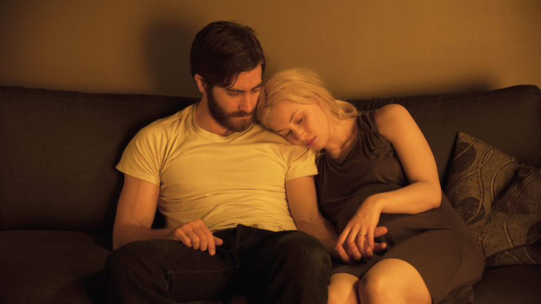 Jake Gyllenhaal and Sarah Gadon in Enemy