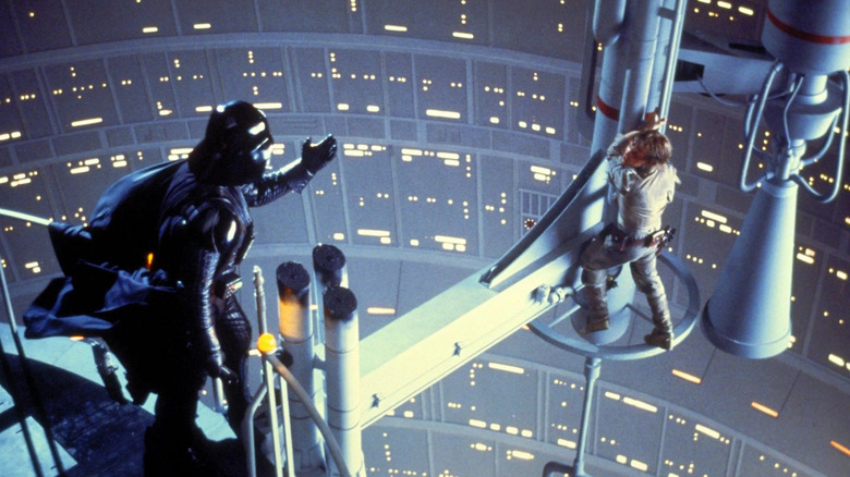 Vader tempts Luke Skywalker