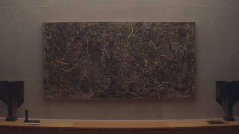 Jackson Pollock's "No. 5, 1948" in Ex Machina