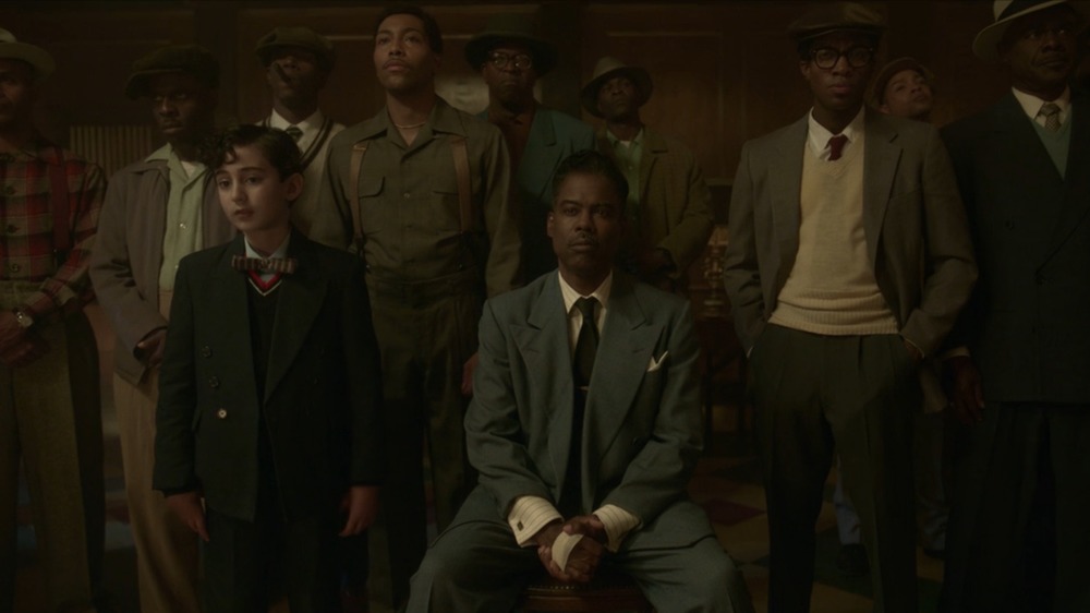 Chris Rock as Loy Cannon with his family on Fargo