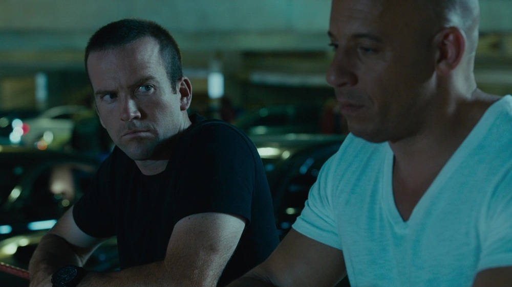 Lucas Black and Vin Diesel sulking