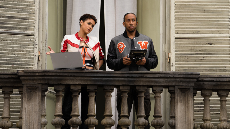 Ramsey and Tej on balcony