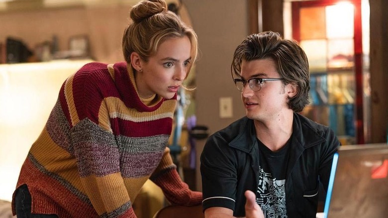 Joe Keery and Jodie Comer in "Free Guy"