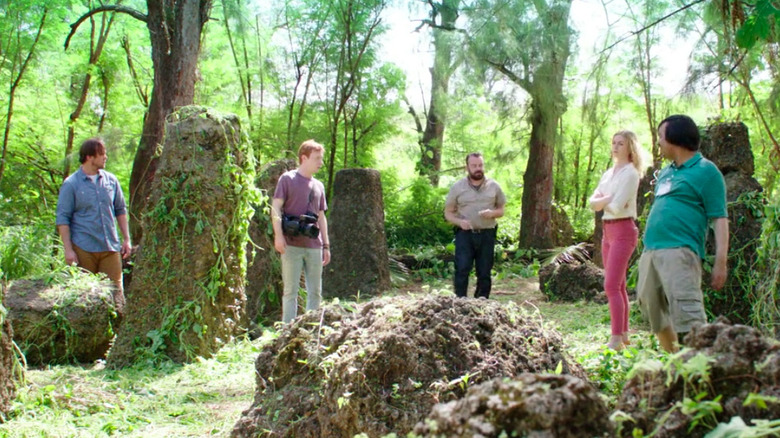 Group in Saipan forest