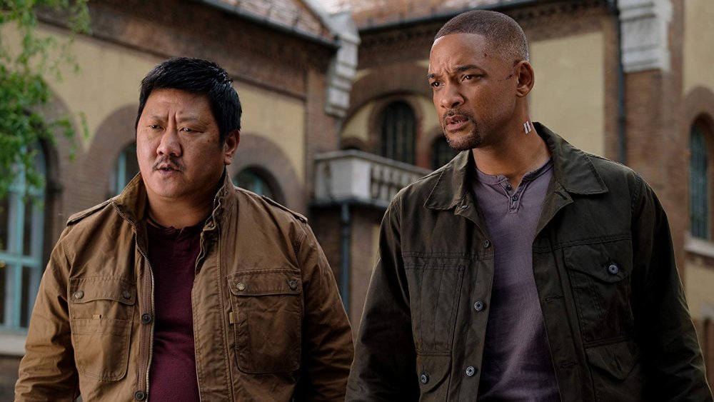 Benedict Wong and Will Smith in Gemini Man