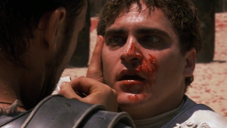 Maximus kills Commodus in Gladiator