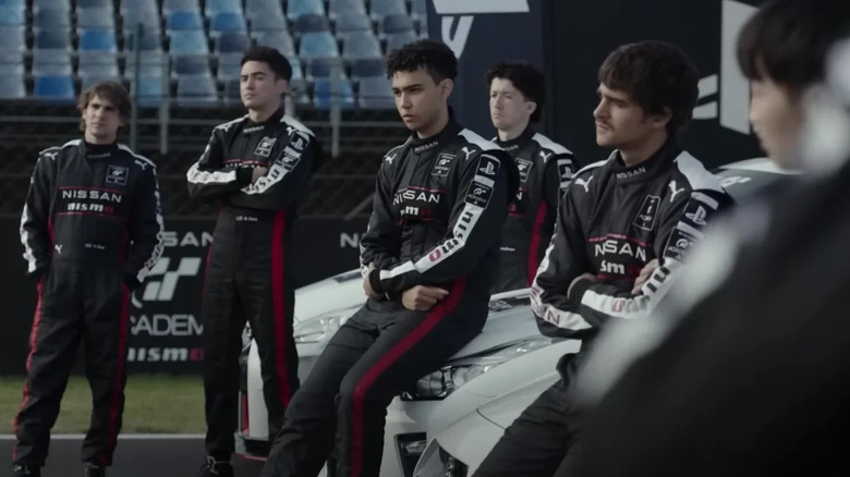 Jann and GT Academy competitors listening