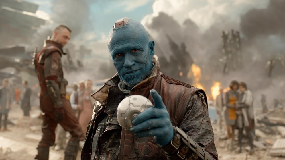 Yondu holding the fake orb