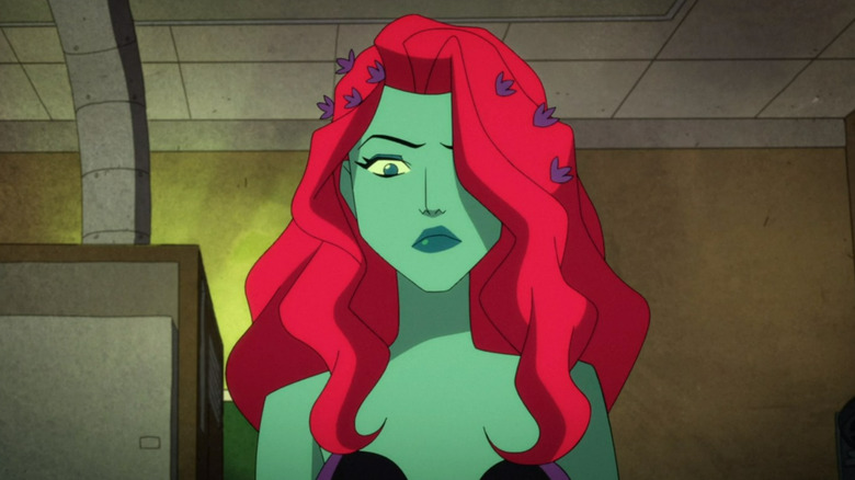 Poison Ivy staring at Joker