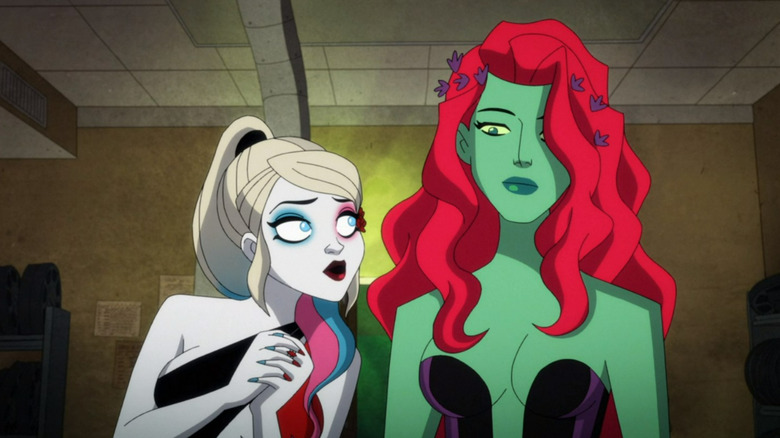 Harley Quinn talking to Ivy