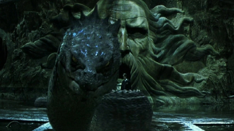 Tom Riddle commanding Basilisk