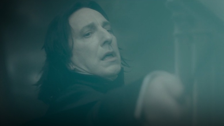 Severus Snape casts Avada Kedavra