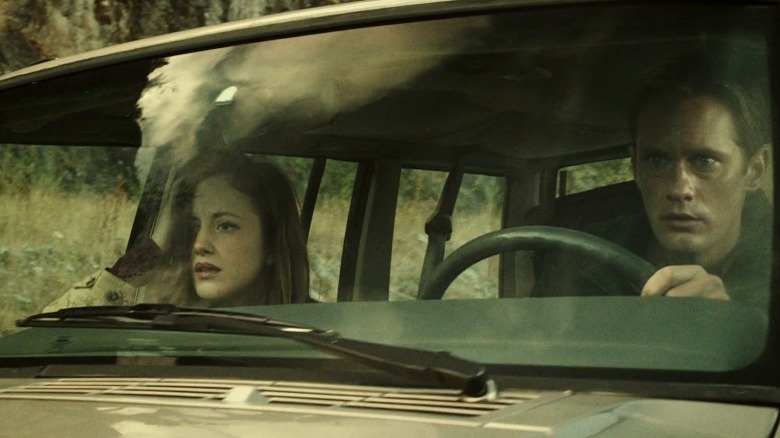 Claire and Ray in car