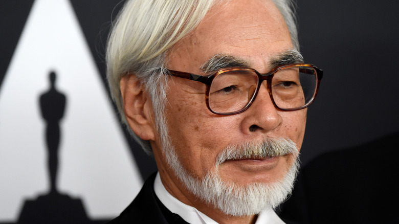 Hayao Miyazaki at Oscars event