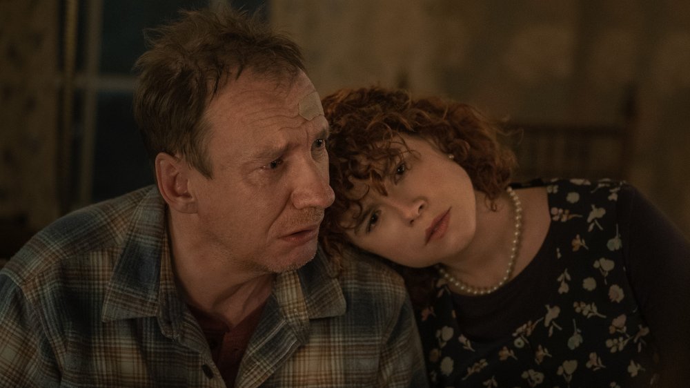 David Thewlis and Jessie Buckley in I'm Thinking of Ending Things