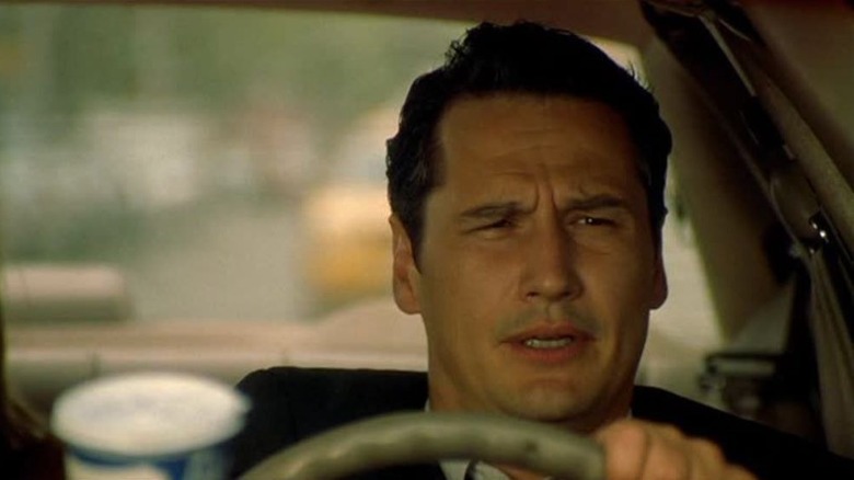 Detective Rodriguez driving